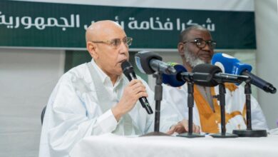 صورة الرئيس غزواني يؤكد التزام الدولة بتحسين ظروف المدرسين