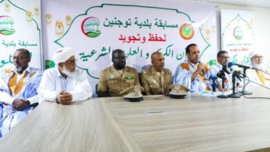 صورة انطلاق مسابقة لحفظ وتجويد القرآن الكريم والعلوم الشرعية في بلدية توجنين