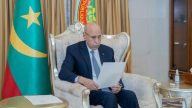 صورة غزواني يستقبل مبعوثة خاصة من الرئيس الرواندي