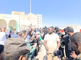 صورة نواذيبو.. أنصار “إيرا” يتظاهرون تزامناً مع محاكمة رئيس مكتبها المحلي