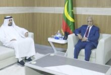 صورة رئيس الجمعية الوطنية يستقبل سفير الإمارات بنواكشوط