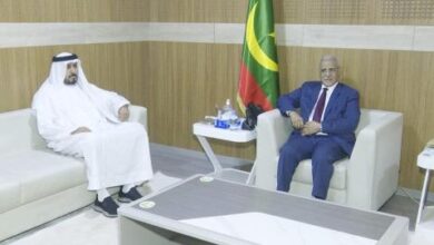 صورة رئيس الجمعية الوطنية يستقبل سفير الإمارات بنواكشوط