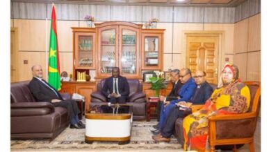 صورة وزير العدل يلتقي بمكتبه السفير التركي في بلادنا