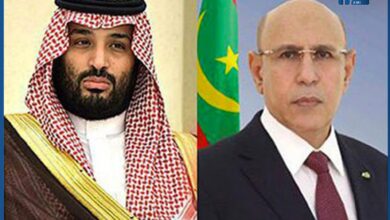 صورة رئيس الجمهورية يتصل بولي العهد السعودي