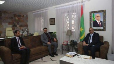 صورة وزير التعليم العالي يبحث مع سفير ليبيا سبل تعزيز التعاون