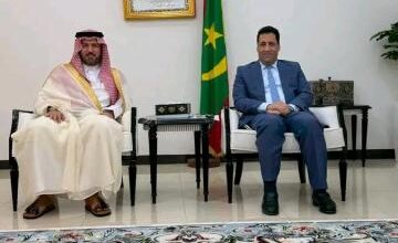 صورة الوزير الأول يبحث علاقات التعاون مع السفير السعودي بنواكشوط