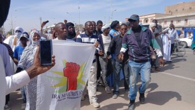 صورة الشرطة تفرق مسيرة لـ”إيرا” وسط العاصمة نواكشوط