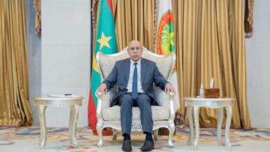 صورة غزواني يستقبل المبعوث الخاص للاتحاد الإفريقي إلى مالي والساحل