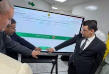صورة إطلاق نظام رقمي لتحصيل إتاوات النقل الطرقي في نواكشوط