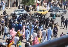 صورة تفريق مسيرة لحركة “إيرا” وتوقيف عدد من المشاركين