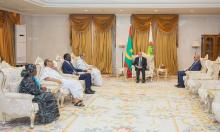 صورة الرئيس غزواني يستلم رسالة من نظيره السنغالي