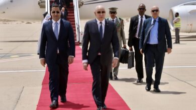 صورة رئيس الجمهورية يعود إلى نواكشوط بعد زيارة دولة ناجحة إلى فرنسا