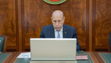 صورة الرئيس غزواني يترأس اجتماع المجلس الأعلى للقضاء بالقصر الرئاسي