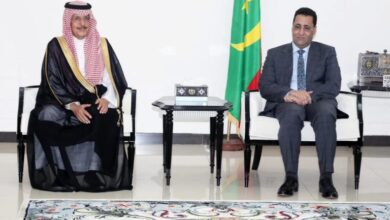 صورة الوزير الأول يلتقي وفد الصندوق السعودي للتنمية