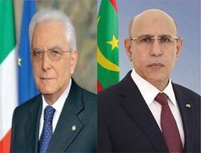 صورة غزواني يهنئ نظيره الإيطالي بالعيد الوطني