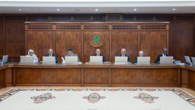 صورة قائمة التعيينات خلال اجتماع الحكومة اليوم