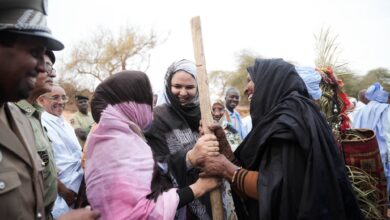 صورة وزيرة التجارة تزور موقع النيملان التاريخي ومنطقة أجريف السياحية