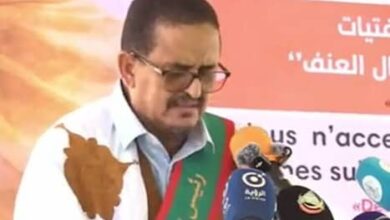 صورة رئيس جهة لبراكنه يدعو ولد الغزواني إلى الترشح لمأمورية ثالثة