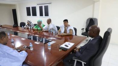 صورة المفوض المساعد لحقوق الإنسان يبحث مع حلف الوطن للدفاع عن موريتانيا سبل تعزيز التعاون المشترك