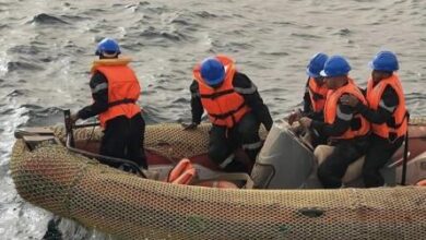 صورة خفر السواحل الموريتاني ينقذ 3 أطفال من الغرق بشاطئ “كابانو”