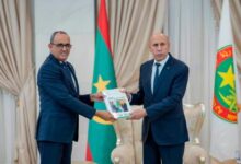 صورة رئيس الجمهورية يستقبل بالقصر الرئاسي رئيس السلطة العليا للسمعيات البصرية (الهابا)