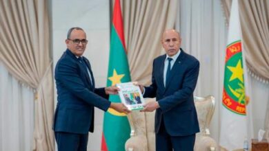 صورة رئيس الجمهورية يستقبل بالقصر الرئاسي رئيس السلطة العليا للسمعيات البصرية (الهابا)