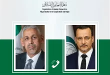 صورة اتصال بين قيادتي البنك الإفريقي للتنمية والتعاون الإسلامي