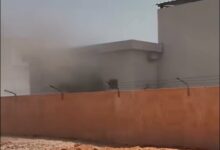 صورة الحرائق التي اندلعت في محطتين كهربائيتين  مرتبطة باستعمال كابلات كهربائية ضخمة
