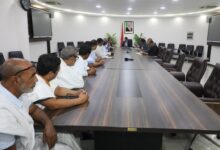صورة اجتماع اللجنة المكلفة بالتحضير لحملة زراعة الخضروات