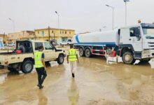 صورة مكتب الصرف الصحي: تفريغ المياه العادمة عشوائيا مخالفة تعرض صاحبها للمتابعة القانونية