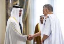 صورة محمد بن زايد يتسلم أوراق اعتماد السفير الموريتاني لدى الإمارات