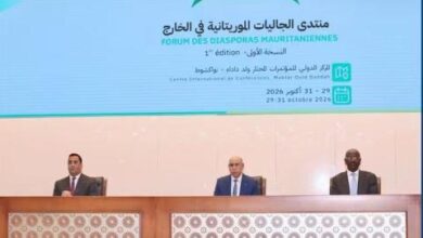 صورة غزواني يشرف على انطلاق النسخة الأولى من منتدى الجاليات الموريتانية بالخارج
