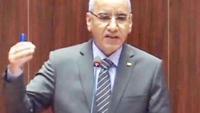 صورة رسالة شكر وتقدير من معالي وزير الداخلية السابق السيد محمد أحمد ولد محمد الأمين (نص الرسالة)