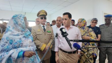 صورة ولد أجاي يبدأ زيارة ميدانية لعدد من المنشآت الخدمية في نواكشوط