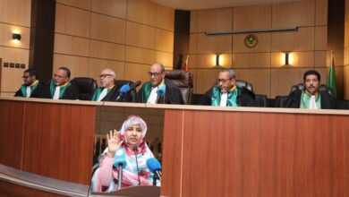 صورة رئيسة مجلس المنافسة و أعضاؤه يؤدون اليمين القانونية