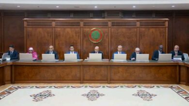 صورة انتهاء الاجتماع الأسبوعي لمجلس الوزراء