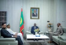صورة وزير المالية يستقبل السفير العُماني في نواكشوط