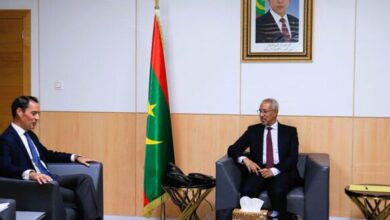 صورة وزير الدفاع يجري مباحثات مع الممثل الخاص للأمين العام لحلف شمال الأطلسي (الناتو) للجوار الجنوبي