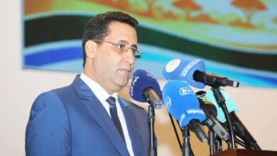 صورة كلمة الوزير الاول بمناسبة افتتاح  الدورة الثانية من منتدى المناخ والسلام والأمن